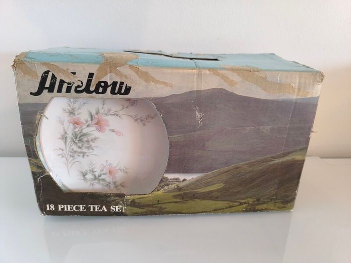 Vintage Noritake Keltcraft Misty Isle Deerfield 18 Piece Tea Set Made in Ireland