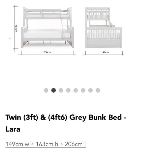 Triple Bunk Bed and Mattresses - Maynooth