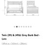 Triple Bunk Bed and Mattresses - Maynooth Image 2