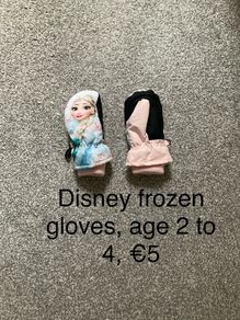 Disney frozen gloves, age 2 to 4