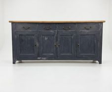 Willis & Gambier Large Industrial Style Distressed Sideboard or Dresser