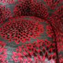 Soft armchair grey / red Image 5