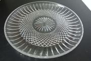 Crystal 24%Lead Round Cake Serving Plate