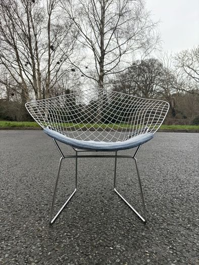 Vintage Knoll Harry Bertoia style Diamond Wire Chair