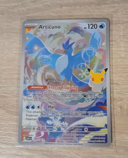 Pokemon Articuno 30th Celebration NM