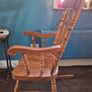 Wooden Rocking Chair Image 4