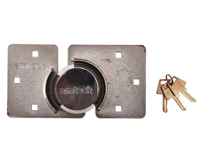 73mm shackleless round padlock