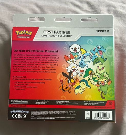 Pokemon First partner illustration series 2 sealed
