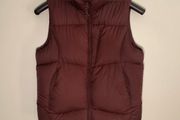 Vintage Ralph Lauren Ladies Down Gilet Size Medium Brown
