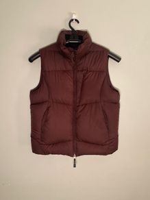 Vintage Ralph Lauren Ladies Down Gilet Size Medium Brown