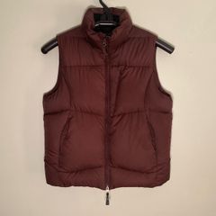 Vintage Ralph Lauren Ladies Down Gilet Size Medium Brown