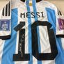 Lionel Messi Signed Argentina Qatar 2022 World Cup Final Winners Shirt Plus COA Image 4