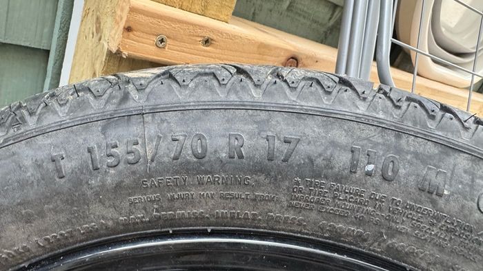 Space saver R17 spare wheel A2114012502 BRJ1841