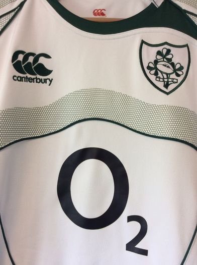 Ireland Rugby Jersey. Grand Slam Winners 2009. Official Canterbury Mens Alternate Jersey. Authentic Original From 2009. Not A Modern Day Remake.