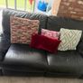 Black couch Reclining Image 2
