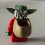 Santa Yoda with Backpack Lego Minifigure Image 2