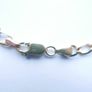 Vintage sold 9K Yellow Gold 375 Figaro Chain Bracelet length 9,2" - 6,5g Image 3