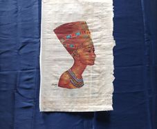 Egyptian Papyrus Prints- Pair