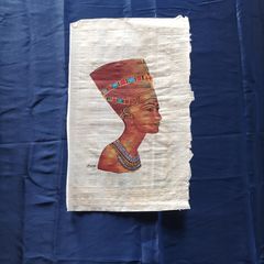 Egyptian Papyrus Prints- Pair