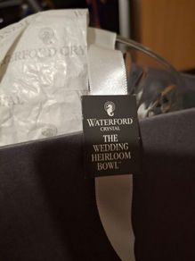 Waterford crystal wedding heirloom bowl