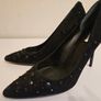 GUESS FLPAD4SUE08 high heels courts shoes nlack suede with metal studs RRP 150e 4.5 UK NEW & BOXED bank holiday sale Image 8