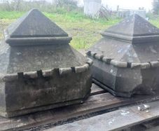 Pair of Sandstone cappings