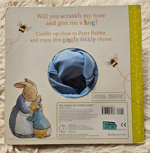 Peter Rabbit Let's Cuddle Big Puppet Play Book