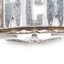 1930s Art Deco Silver Marcasite Monogram Brooch Image 4