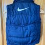 Original Nike Navy Puffer Gilet | Junior Size S Image 2