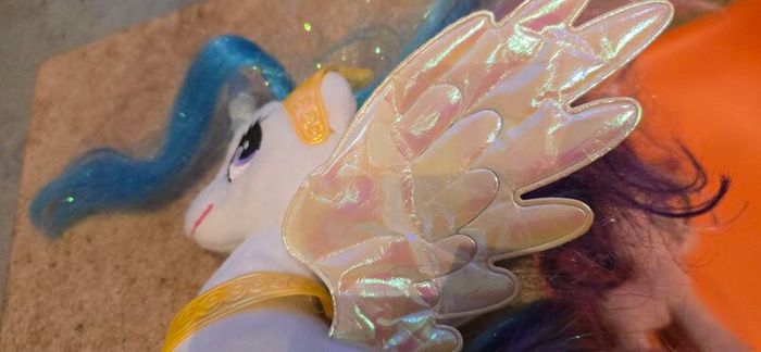 Duo of TY Beanie Babies Pinkie Pie and Princess Celestia Plush MLP G4 My Little Pony  2017