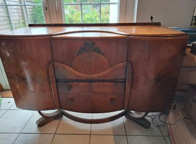Antique Art Deco Beautility Cocktail Cabinet
