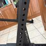 450 Kilogram Rated Heavy Gauge Steel Squat Rack + J Hooks + Heavy Duty Spotter Arms, Quality Steel!! Image 7