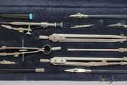High quality metal precision drawing instruments set