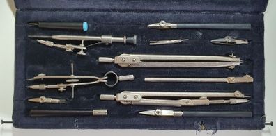 High quality metal precision drawing instruments set