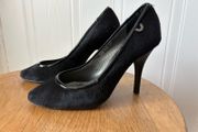 BAROCO Black textured heels EUR35