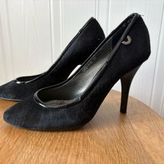 BAROCO Black textured heels EUR35