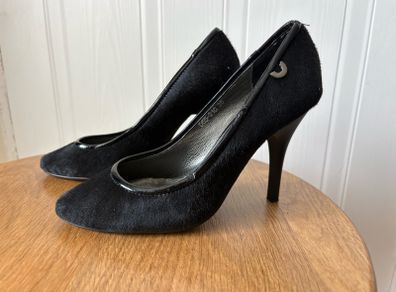 BAROCO Black textured heels EUR35