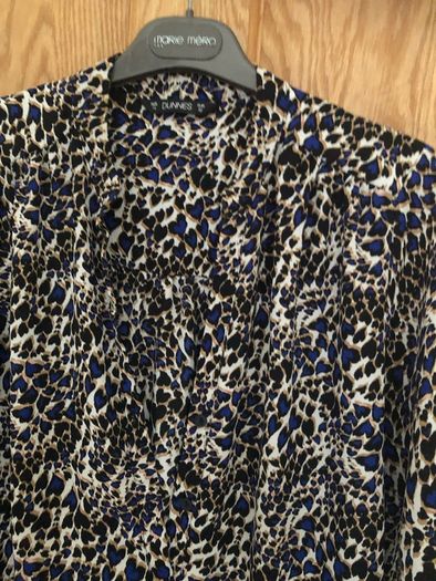 Dressy animal print top