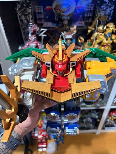 Power Rangers Lost Galaxy Gingaman DX GingaiOh Megazord Galactabeast BANDAI