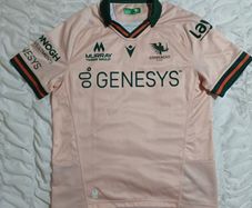 2023-2024 Connacht Rugby Away Pink - Salmon Shirt - Macron Jersey