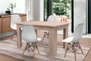 Nordic Oak Dining Set  4 Chairs