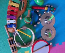 Wooden music instruments bundle