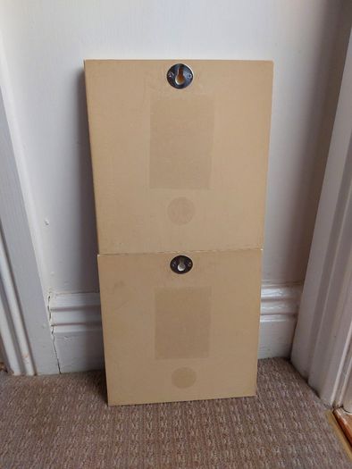 Vintage Pair of Ceramic Hand Painted 3-D Wall Plaques