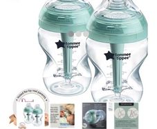Tommee Tippee Anti-Colic Bottles x2