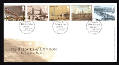 2002 Great Britain The Bridge of London Commemorative Stamps Royal Mail Addressed First Day Cover (FDC)