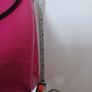 Ladies Cerise Pink Mock Croc Crossbody Bag Image 8