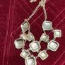 necklace gold tone statement piece Image 3
