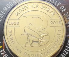 Belgium 2.5 Euro Base Metals Brilliant Uncirculated Coin 2018 - 400 years Mountain of Mercy - Belgian Coincard Catalogue