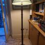 Tall Floor Lamp with Silk Shade Image 3