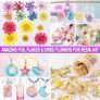 NEW SALE | Epoxy Resin Kits for Beginners, 400ml Crystal Clear Resin, Resin Accessories with Resin Moulds, Dried Flowers, Resin Pigment, Glitter, Gold Leaf, Epoxy Resin Starter Kit for Jewelry Making Image 3